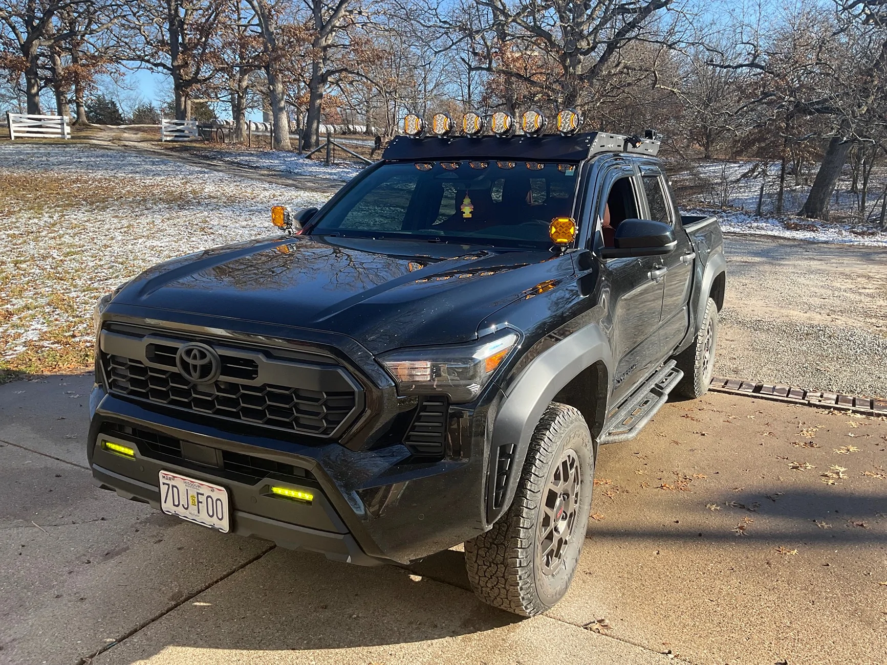 2024 Tacoma Auxbeam switch panel installed. IMG_1572