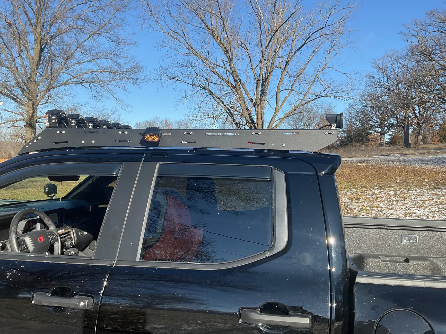 2024 Tacoma Auxbeam switch panel installed. IMG_1575