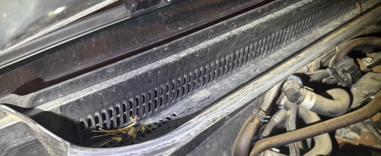 2024 Tacoma 2025 cabin air filter "rodent screen" IMG_9381