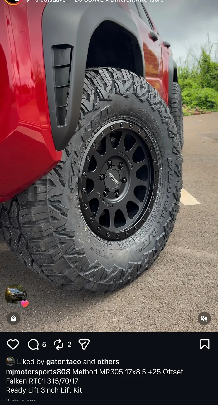 2024 Tacoma 17 x 8.5 better than 17 x 7.5? IMG_4351