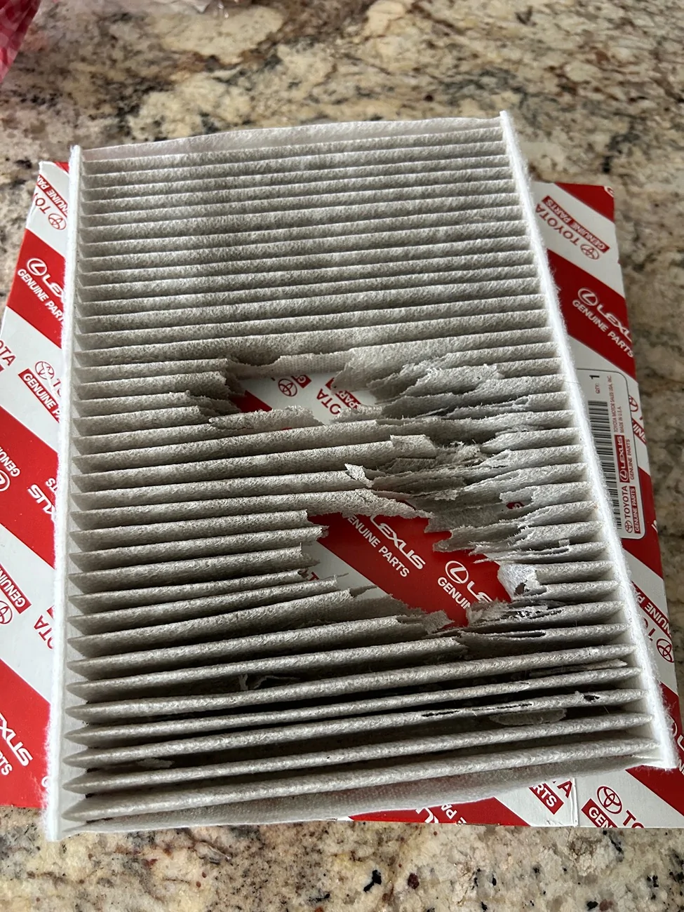 2024 Tacoma 2025 cabin air filter "rodent screen" IMG_5324