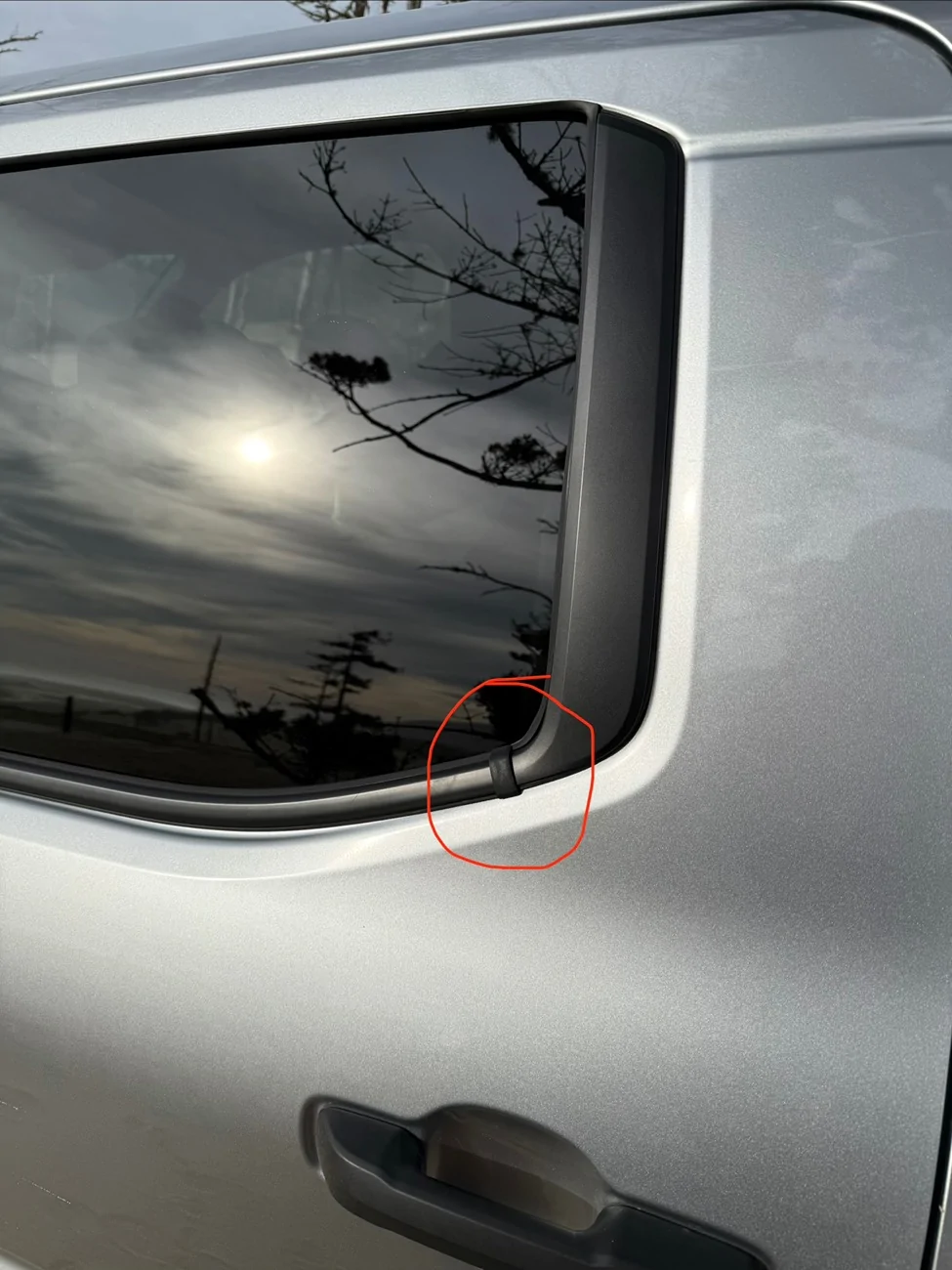 2024 Tacoma Looking for Part Number on a Window Trim Piece IMG_1329