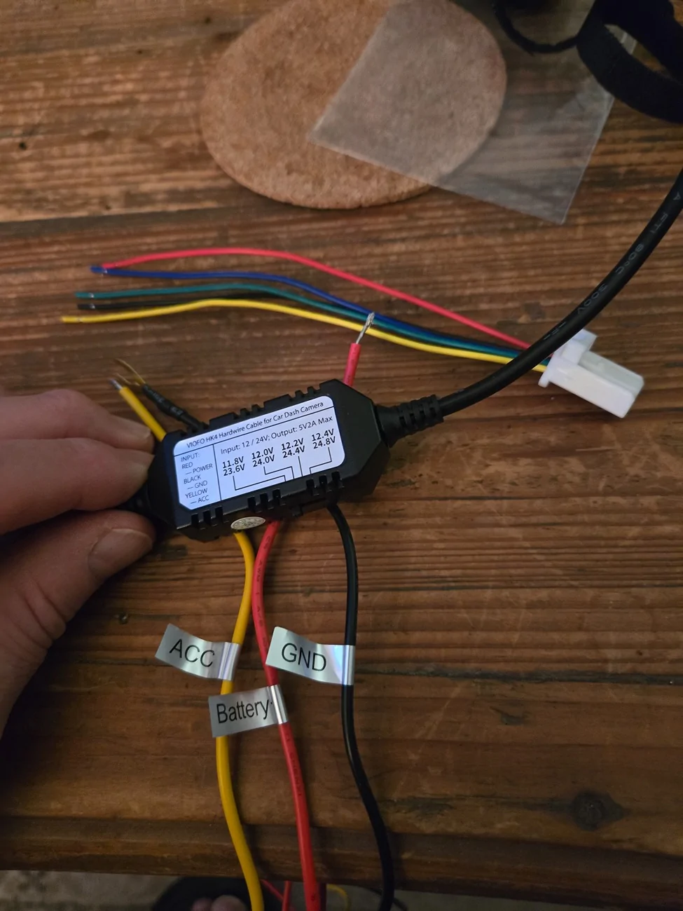 2024 Tacoma Dashcam Hardwire w/o Fuse Box *ALMOST* as easy as Dongar 20260120_201308