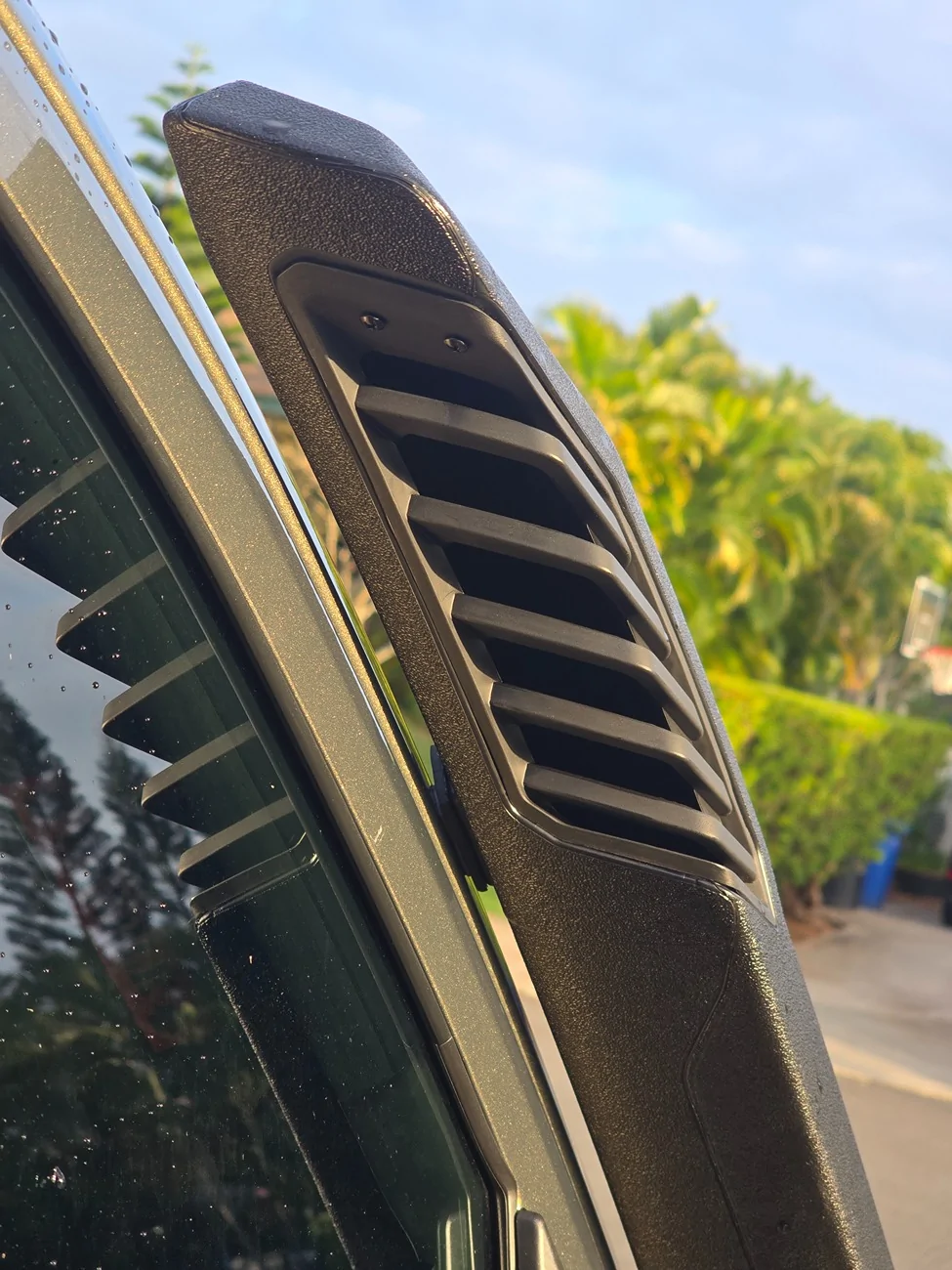 2024 Tacoma How Trailhunter high mount air intake (snorkel) mounts to A-pillar 1000063312