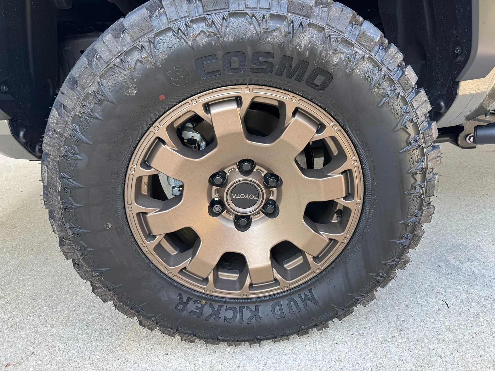 2024 Tacoma Nitto Terra Grappler G3  Tire Upgrade IMG_1330