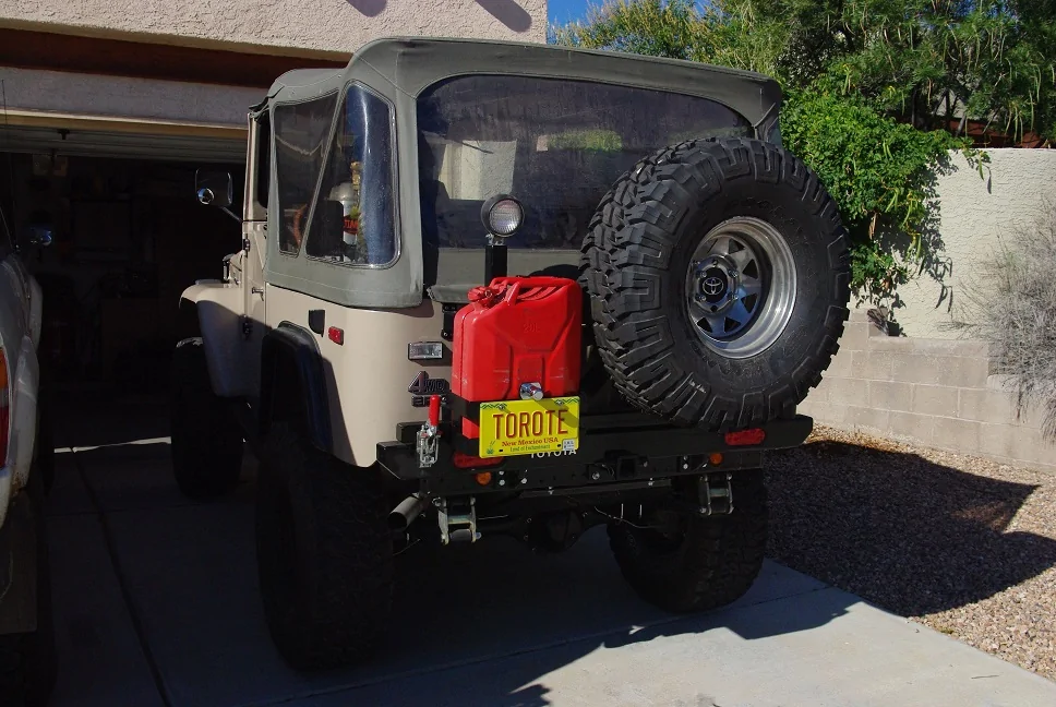 2024 Tacoma Jerry can recommendations. rear bumper_sm2