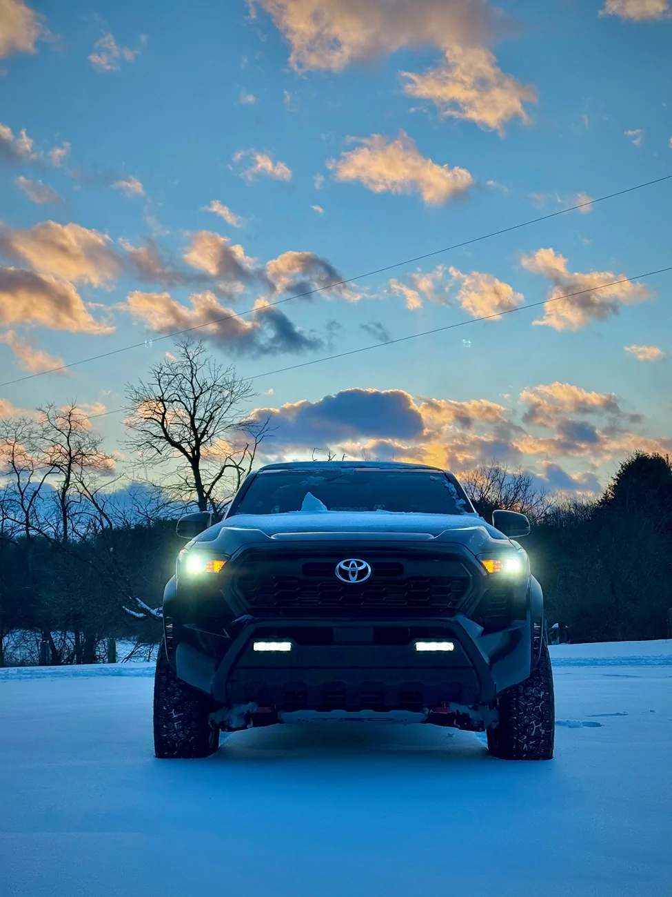 2024 Tacoma Her first “real” snow (south central PA) IMG_2310