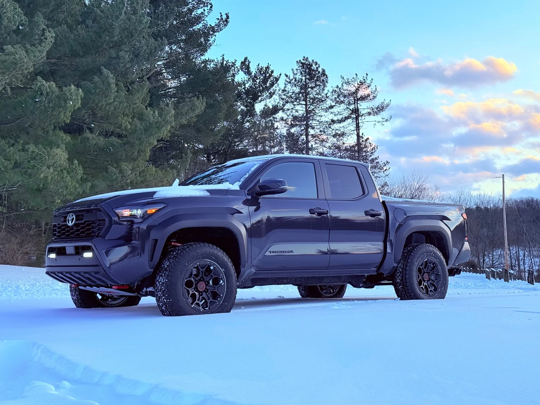 2024 Tacoma Her first “real” snow (south central PA) IMG_2309