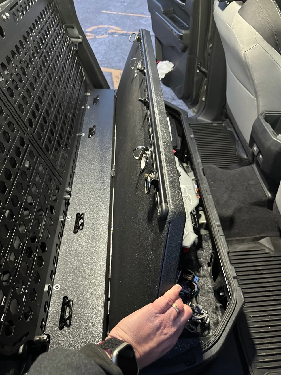 2024 Tacoma 2024 Tacoma TRD O/R Custom Rear Seat Delete IMG_5832