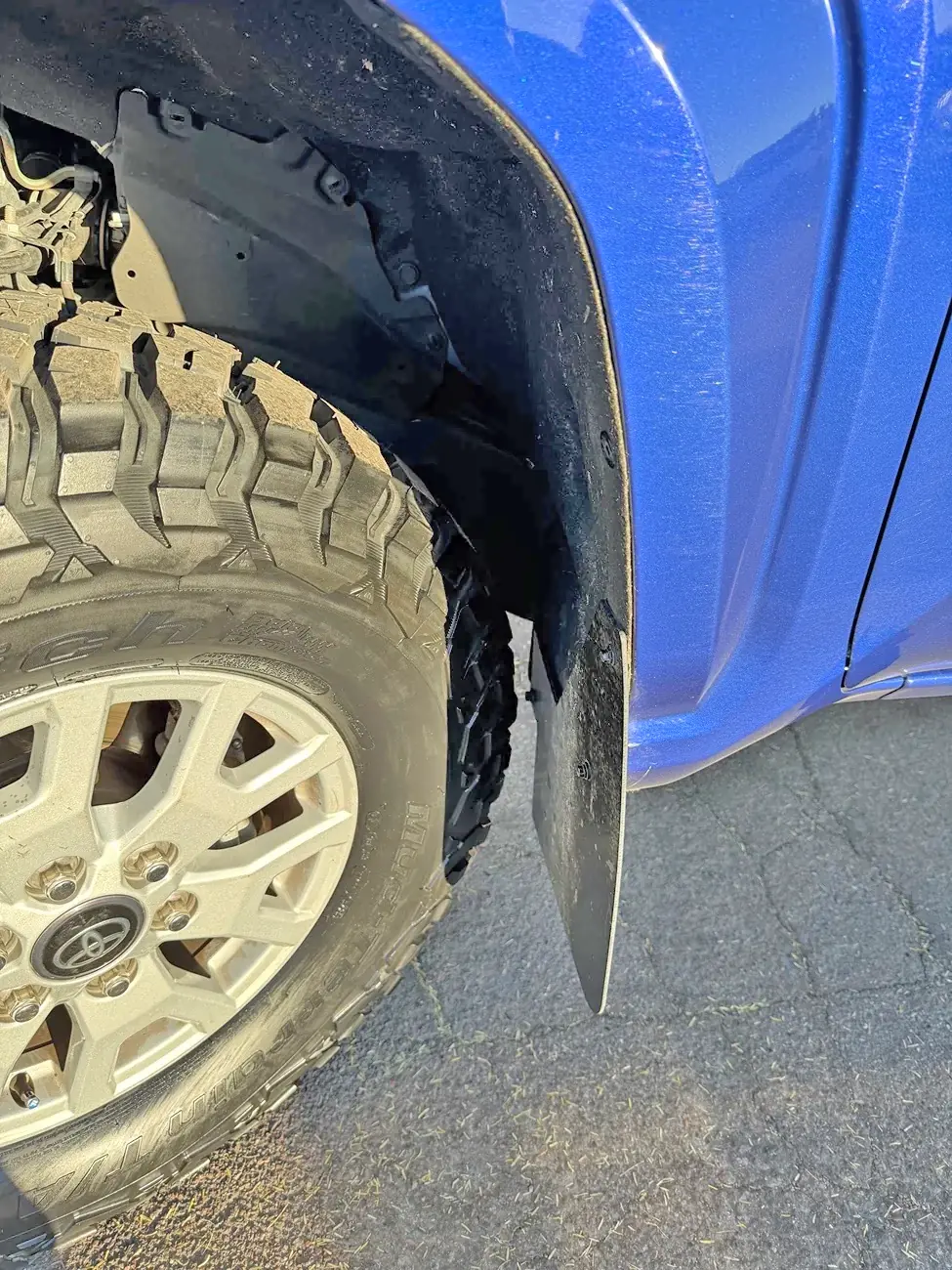 2024 Tacoma 285/75/17 BFG KM3 installed (on Bilstein 5100 shocks) 43114-699a2cf9a99f3a029f1ff9bcee1be141