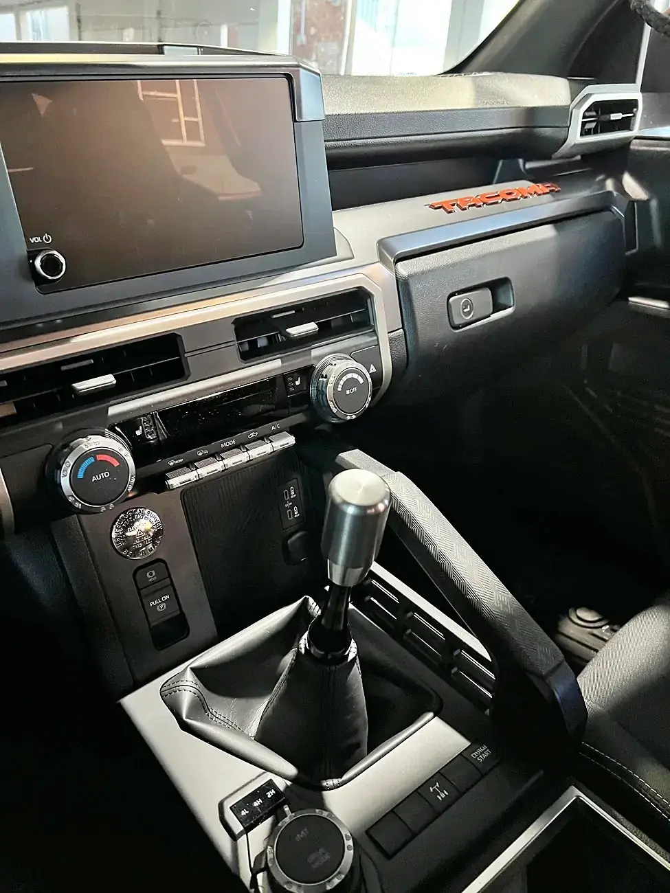 2024 Tacoma Titanium shift knob installed 43164-5f8c58feb7b11abe02c0eccd794518bd