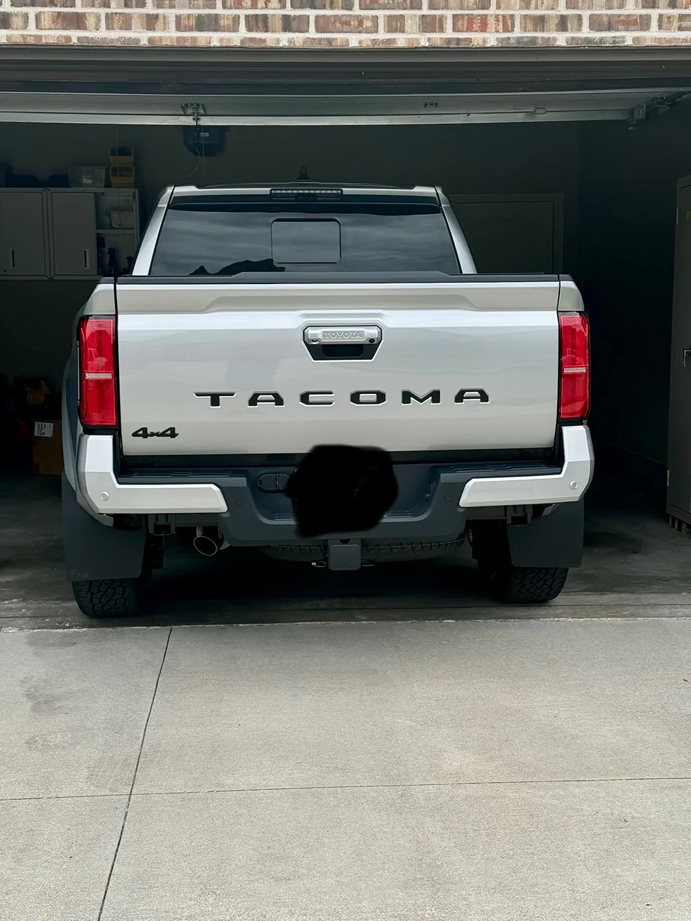 2024 Tacoma Cut exhaust just past the rear resonator on 2024 Tacoma Limited IMG_0653