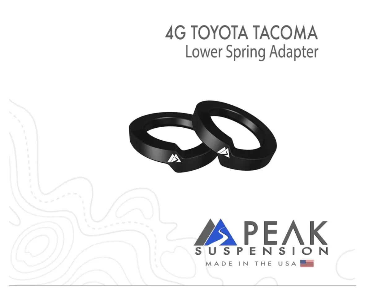 2024 Tacoma Peak Lower Spring Adapter IMG_6784