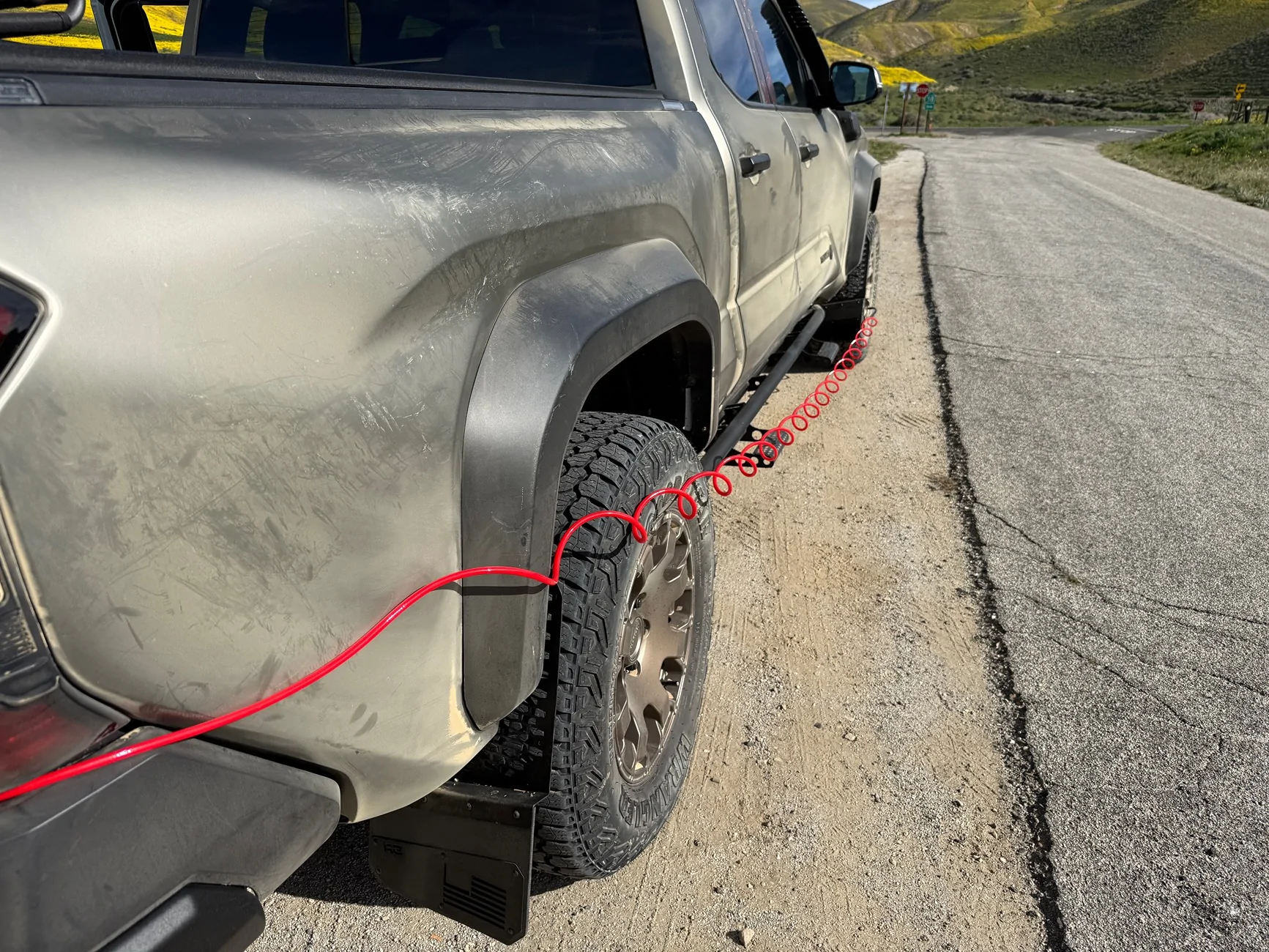 2024 Tacoma Striking out-Mudflaps for the 2025 Tacoma TRD Pro (w/fender flares) IMG_1811