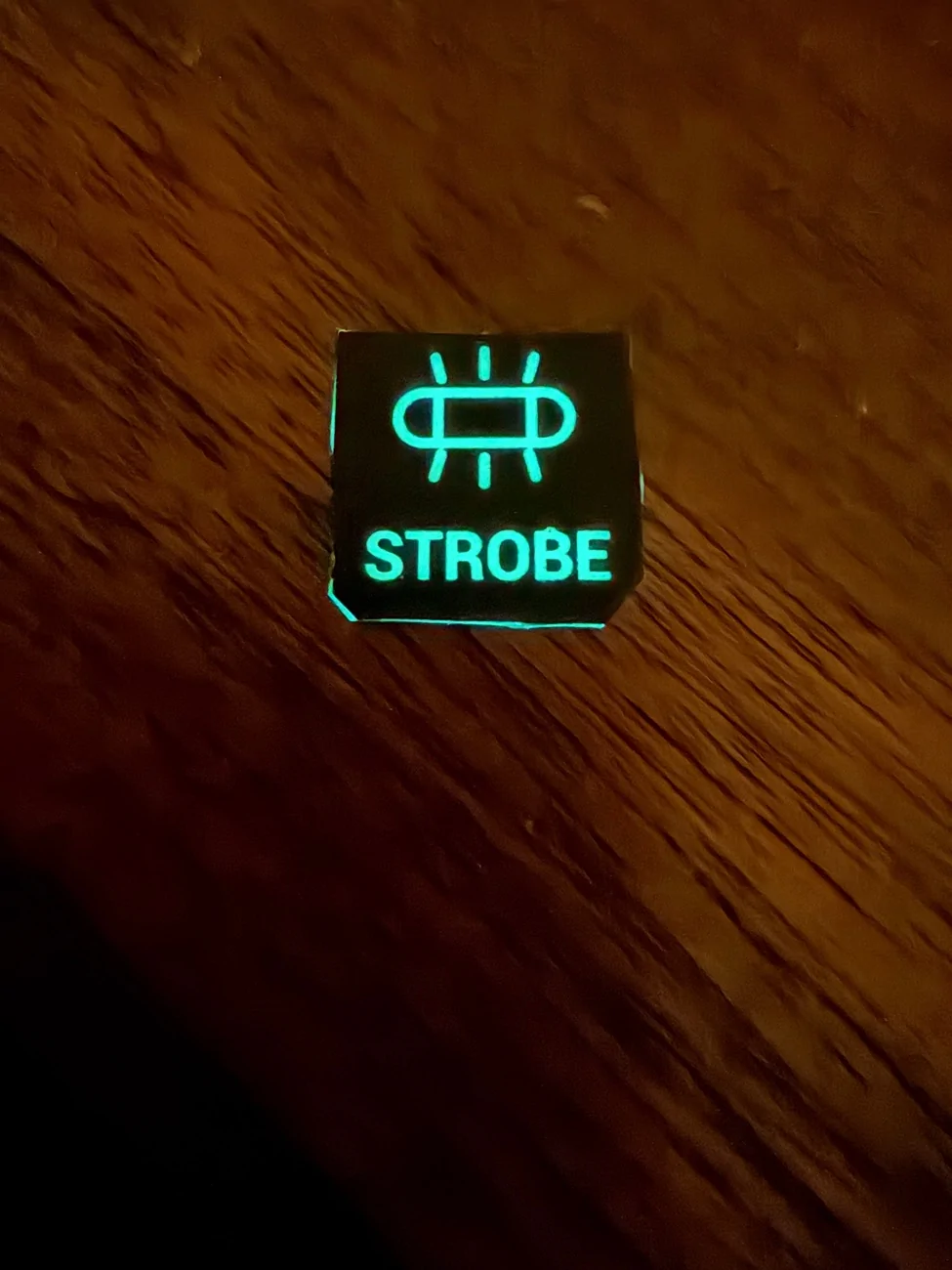 2024 Tacoma Glow in the dark switch labels IMG_5627