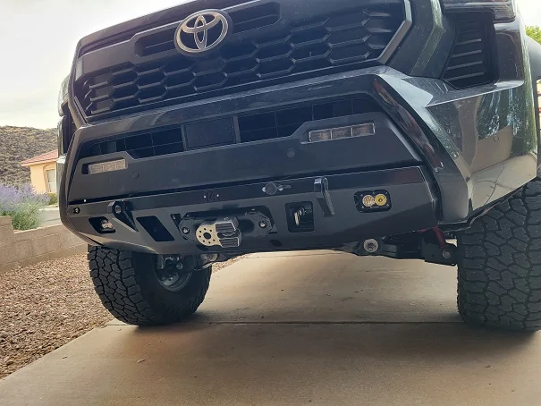 2024 Tacoma WARN Semi-Hidden Winch Mount Kit for 2024+ 4th gen Tacoma released C4 Winch bumper-sm