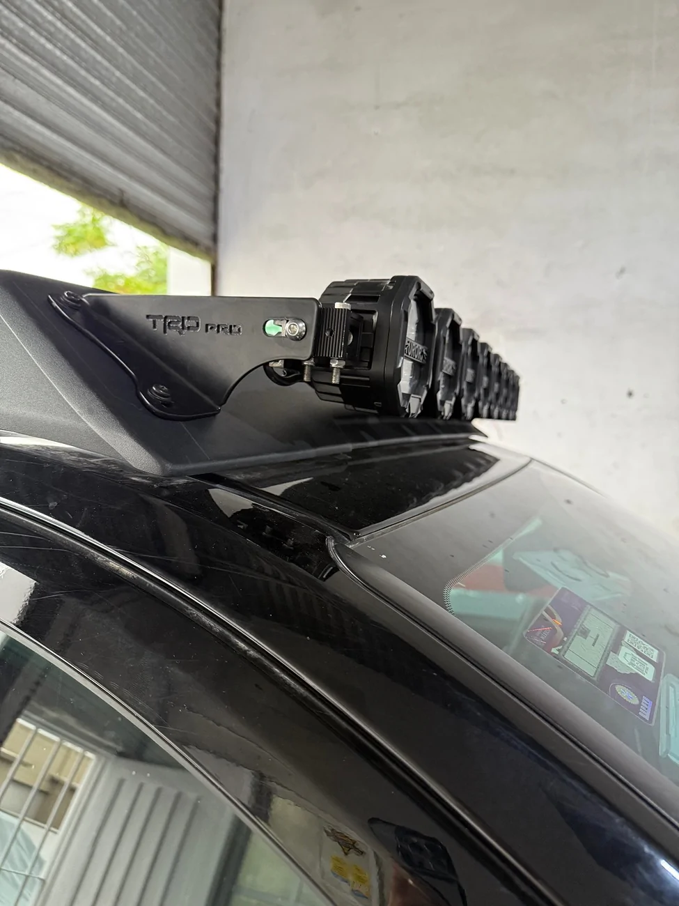 2024 Tacoma Customs for roof rack toyota to install led bar in a TRD PRO IMG_0599