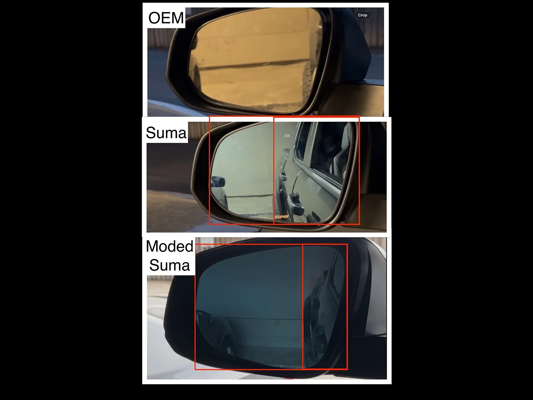 2024 Tacoma Suma Performance blind spot mirrors: think twice before buying collage2-2