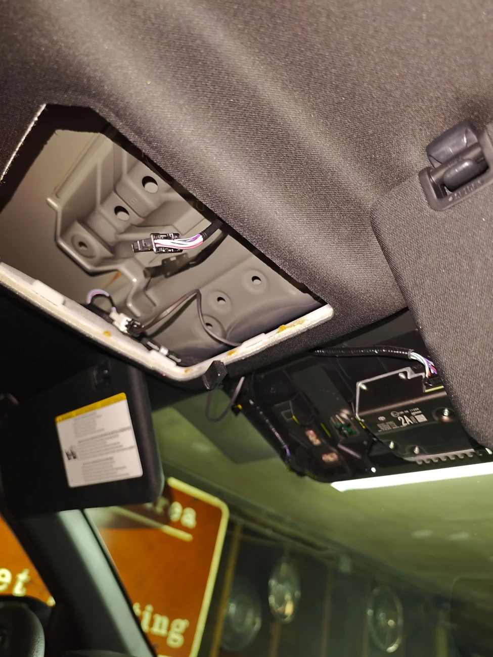 2024 Tacoma Auto dimmer/Compass/Homelink mirror installed on 25 SR IMG_20260221_124845