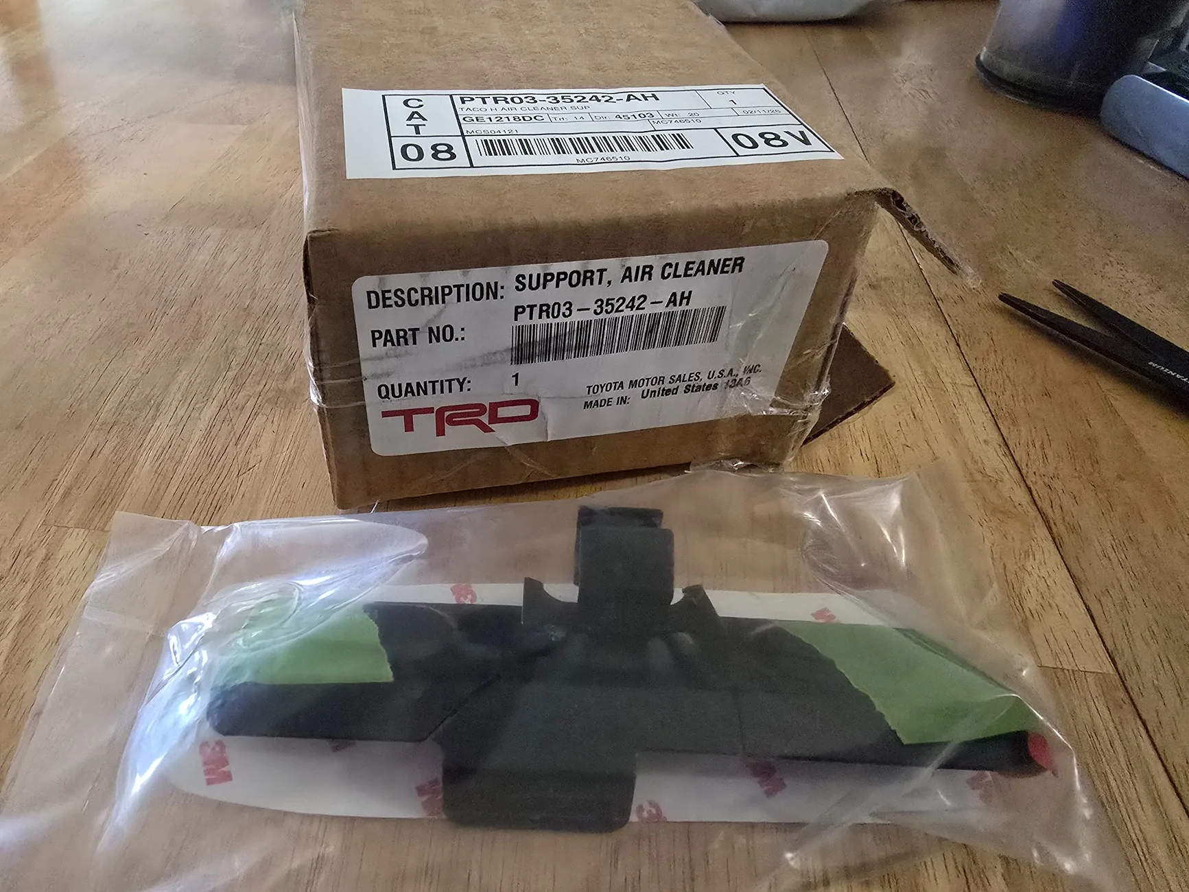 2024 Tacoma How Trailhunter high mount air intake (snorkel) mounts to A-pillar 1000063521