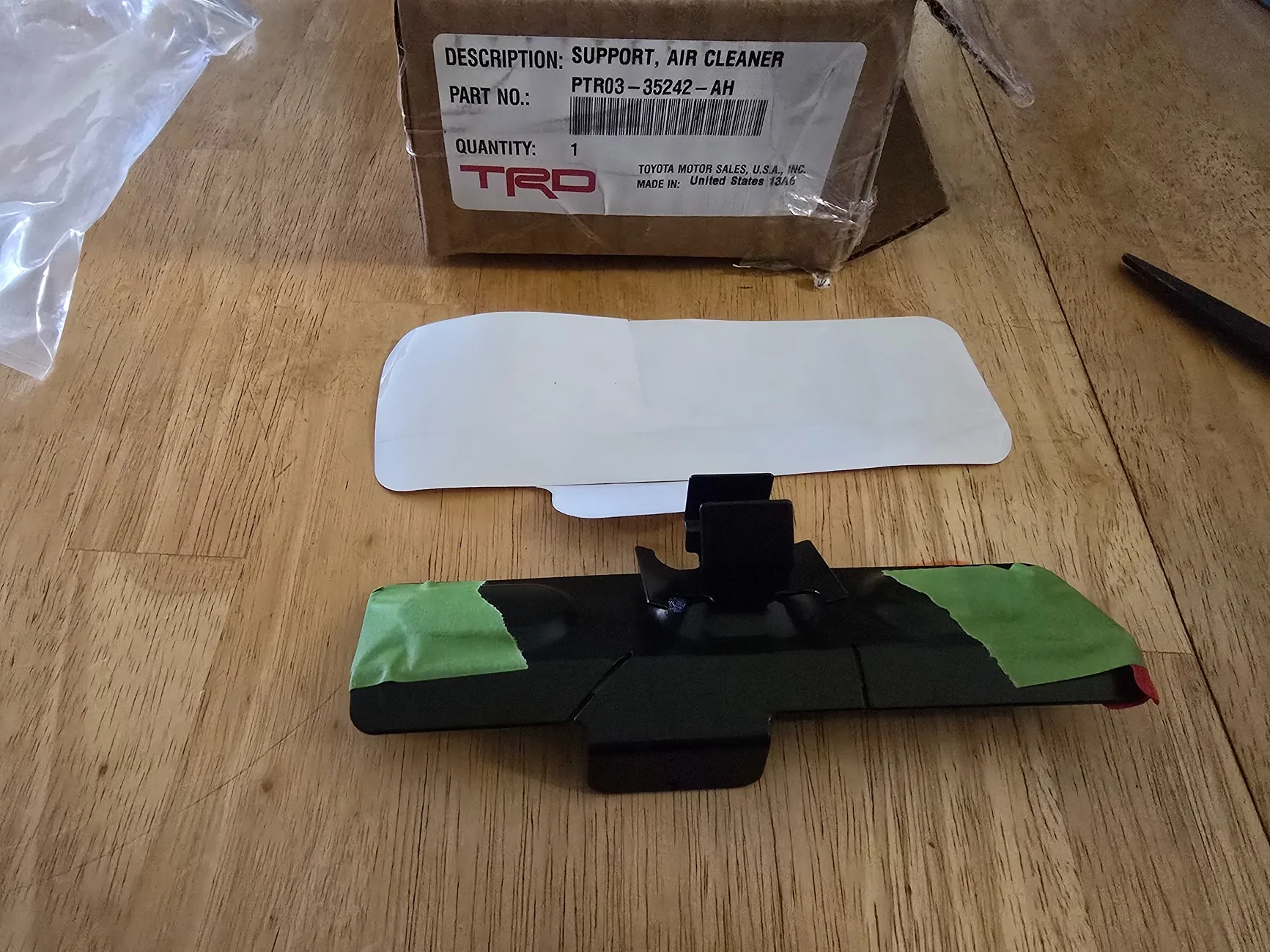 2024 Tacoma How Trailhunter high mount air intake (snorkel) mounts to A-pillar 1000063522