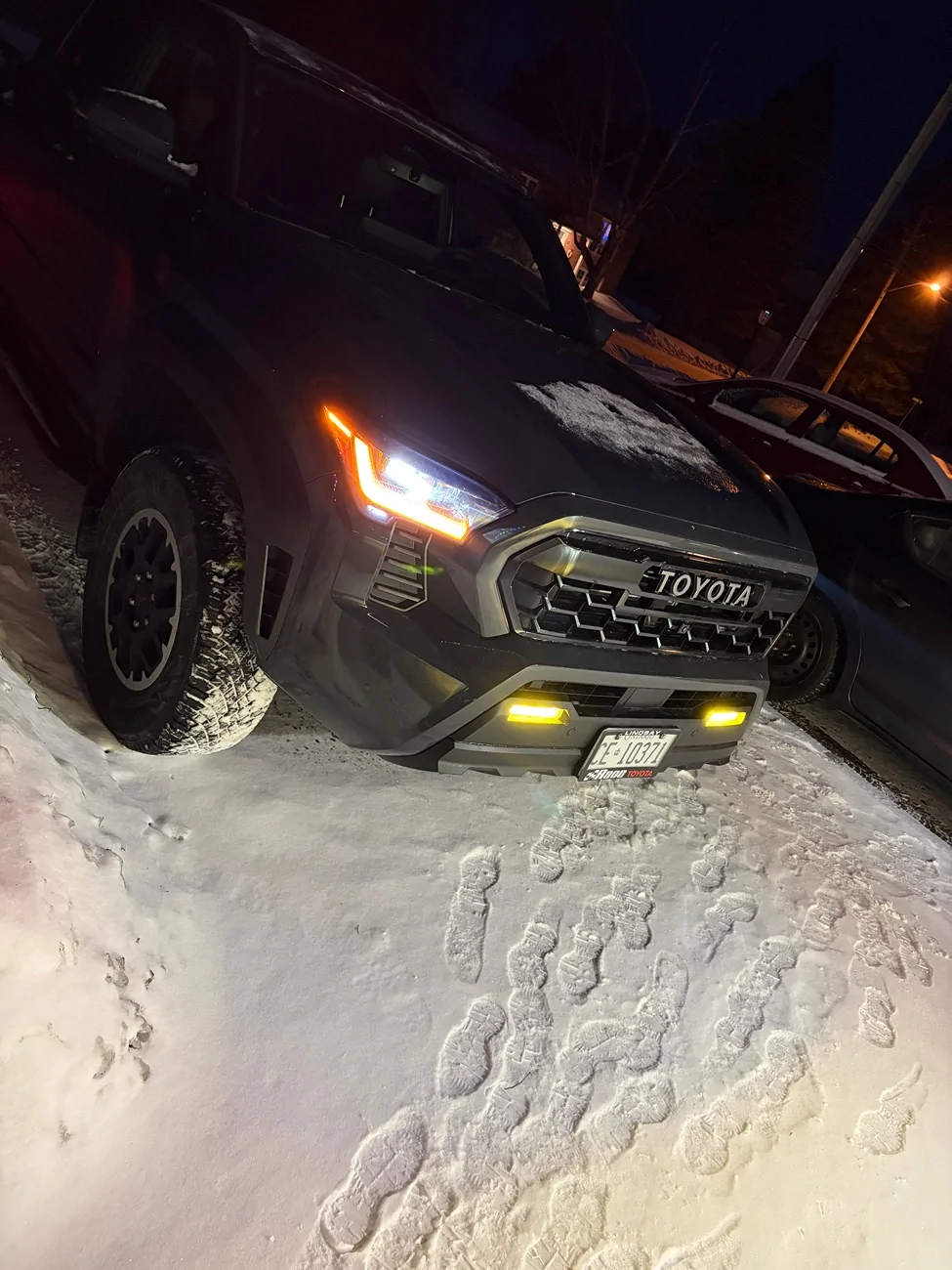 2024 Tacoma First 4G Tacoma with 4Runner TRD PRO headlights IMG_2052