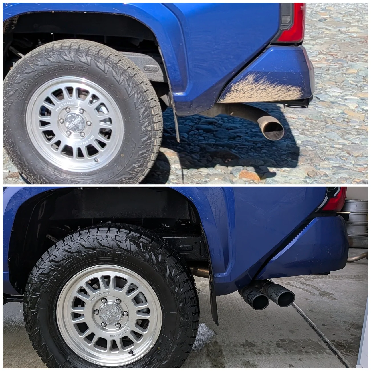 2024 Tacoma TRD Performance Exhaust installed on SR5 (with sound clip video) 2058