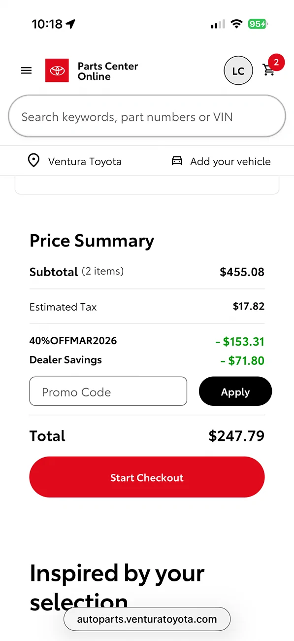 2024 Tacoma 40% discount sale on TRD products (OEM) until 3/17 IMG_2465