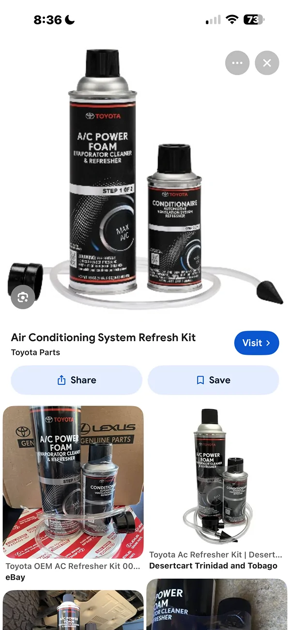 2024 Tacoma Musty Smell From AC IMG_2488