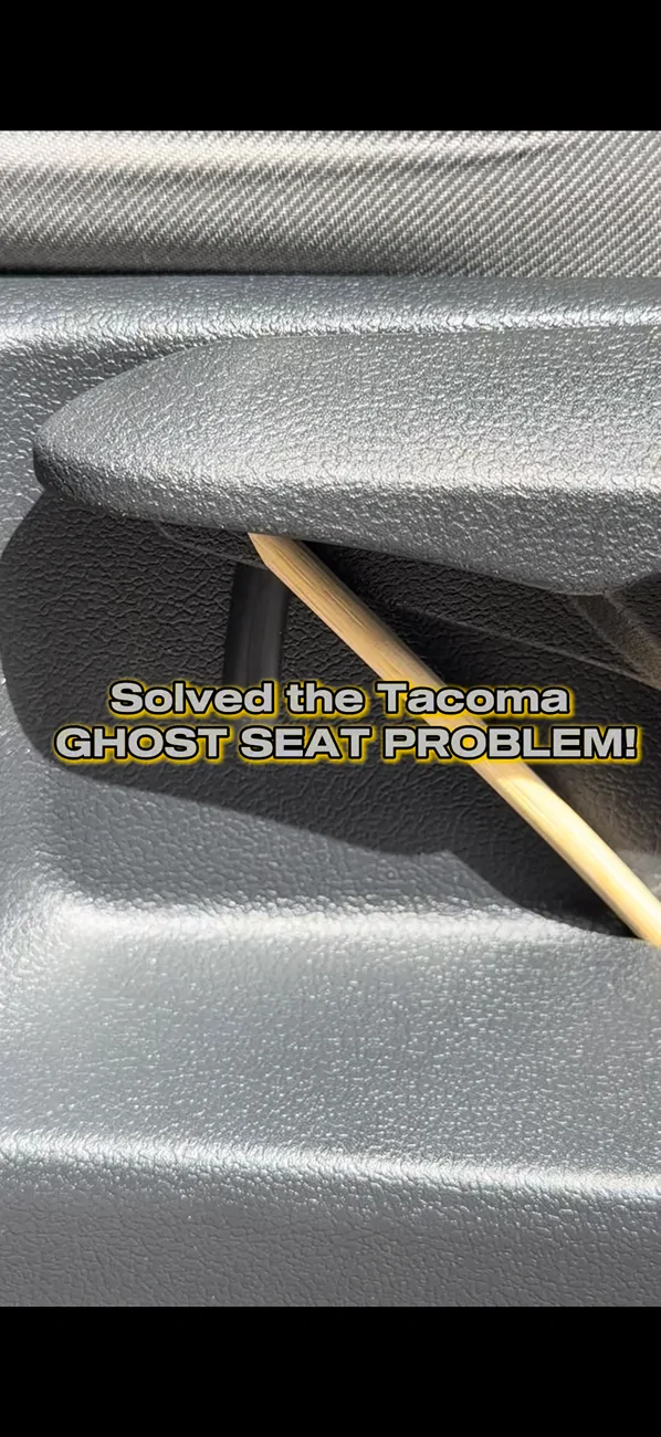 2024 Tacoma 4th Gen Ghost Seat FIX!!! Seat longer falls down when getting in or out IMG_1097