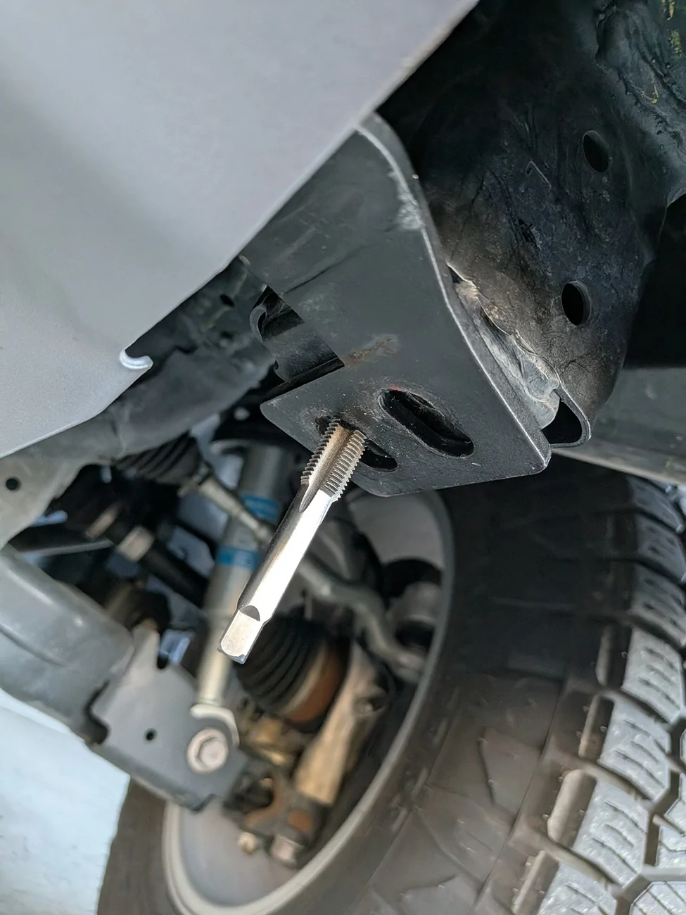 2024 Tacoma [PIA] Westcott tow hook install on SR5 with aftermarket crossmember 2303