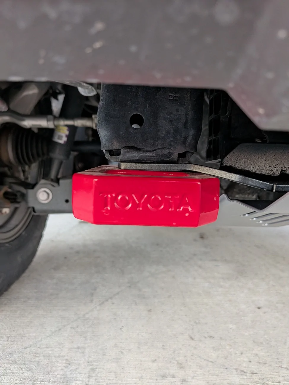 2024 Tacoma [PIA] Westcott tow hook install on SR5 with aftermarket crossmember 2308
