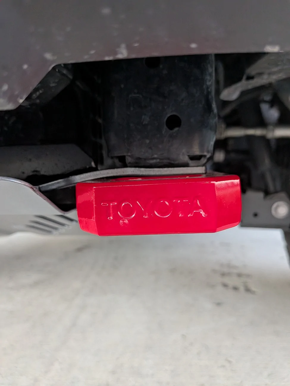2024 Tacoma [PIA] Westcott tow hook install on SR5 with aftermarket crossmember 2307