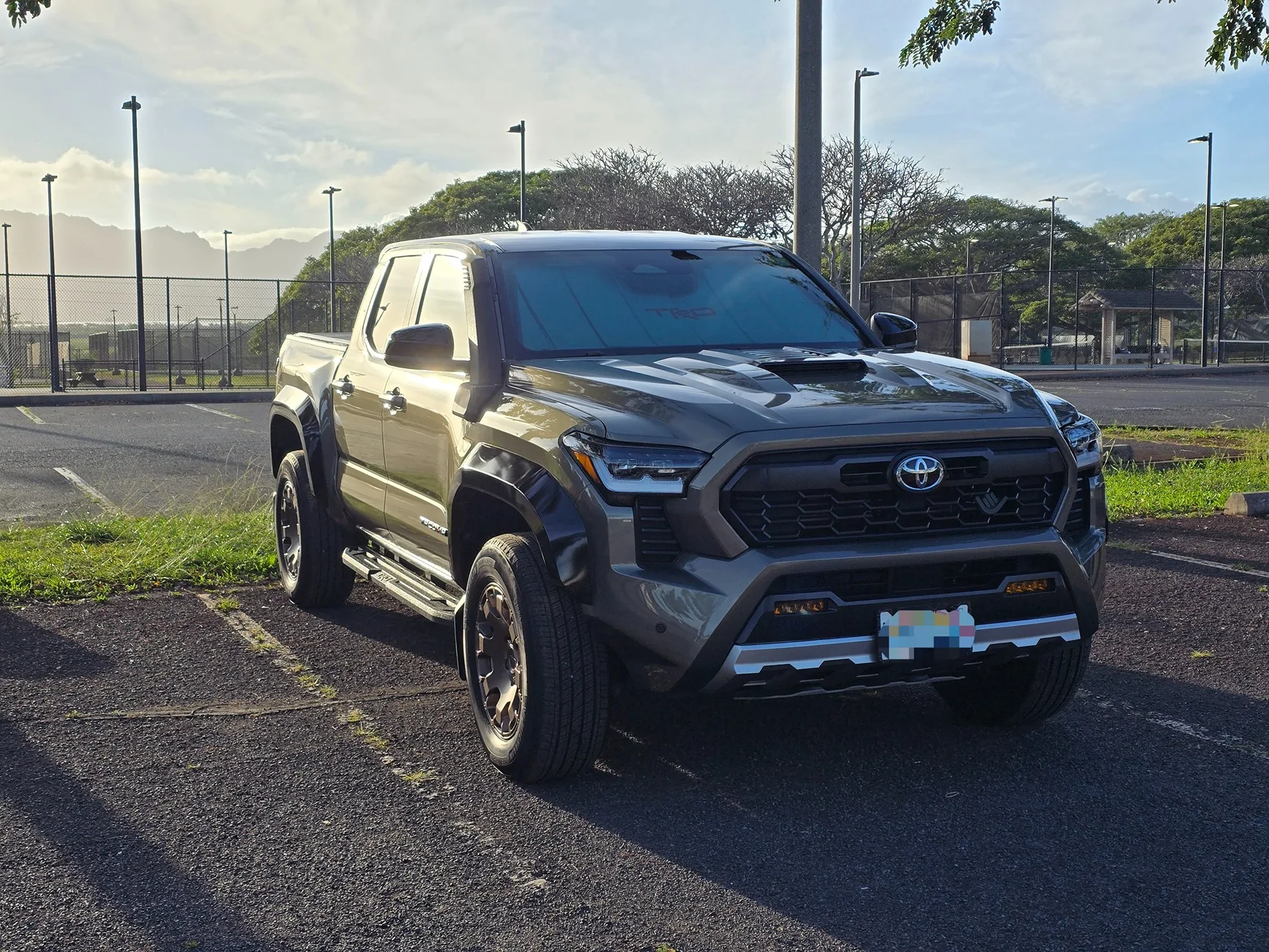 2024 Tacoma How Trailhunter high mount air intake (snorkel) mounts to A-pillar 20260307_172917(1)