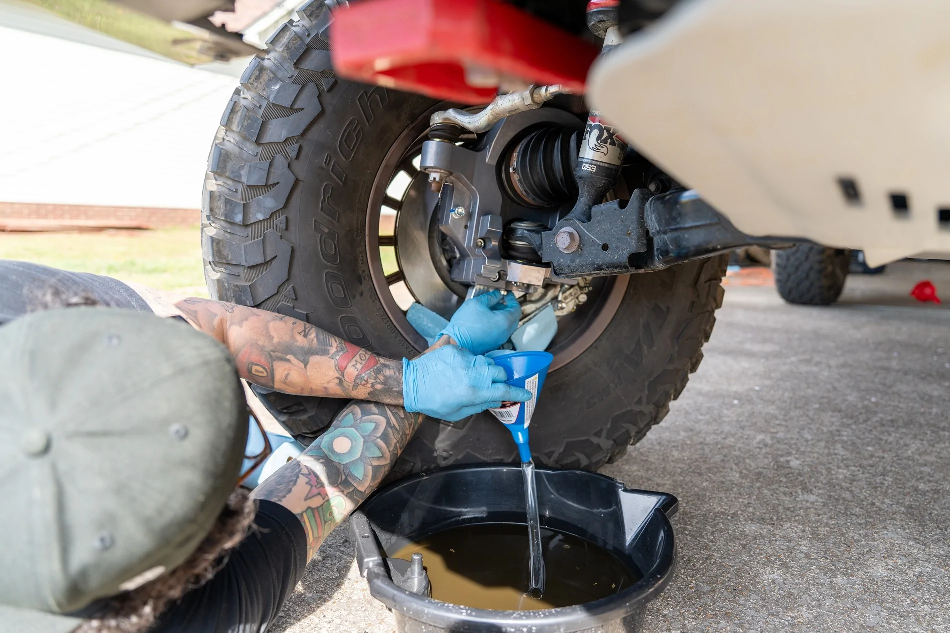 2024 Tacoma First Gear Oil Change Done on the New 74Weld Setup DSC01402 2