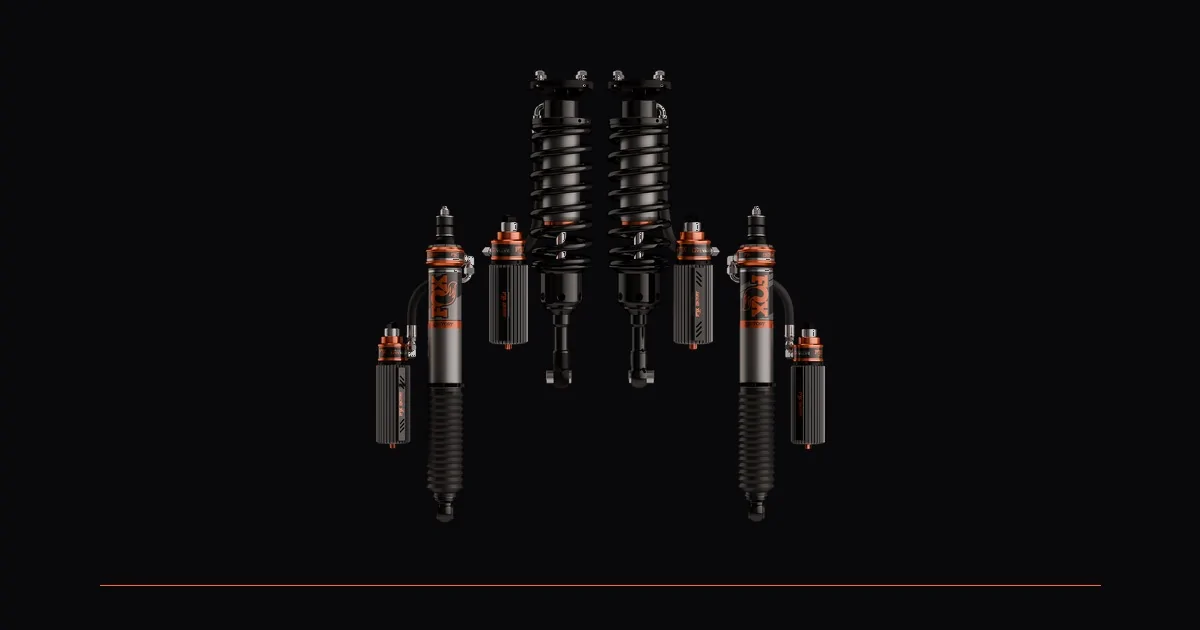 2024 Tacoma Fox 3.2 Live Valve for the 4th Gen fox-lv-kit-dark