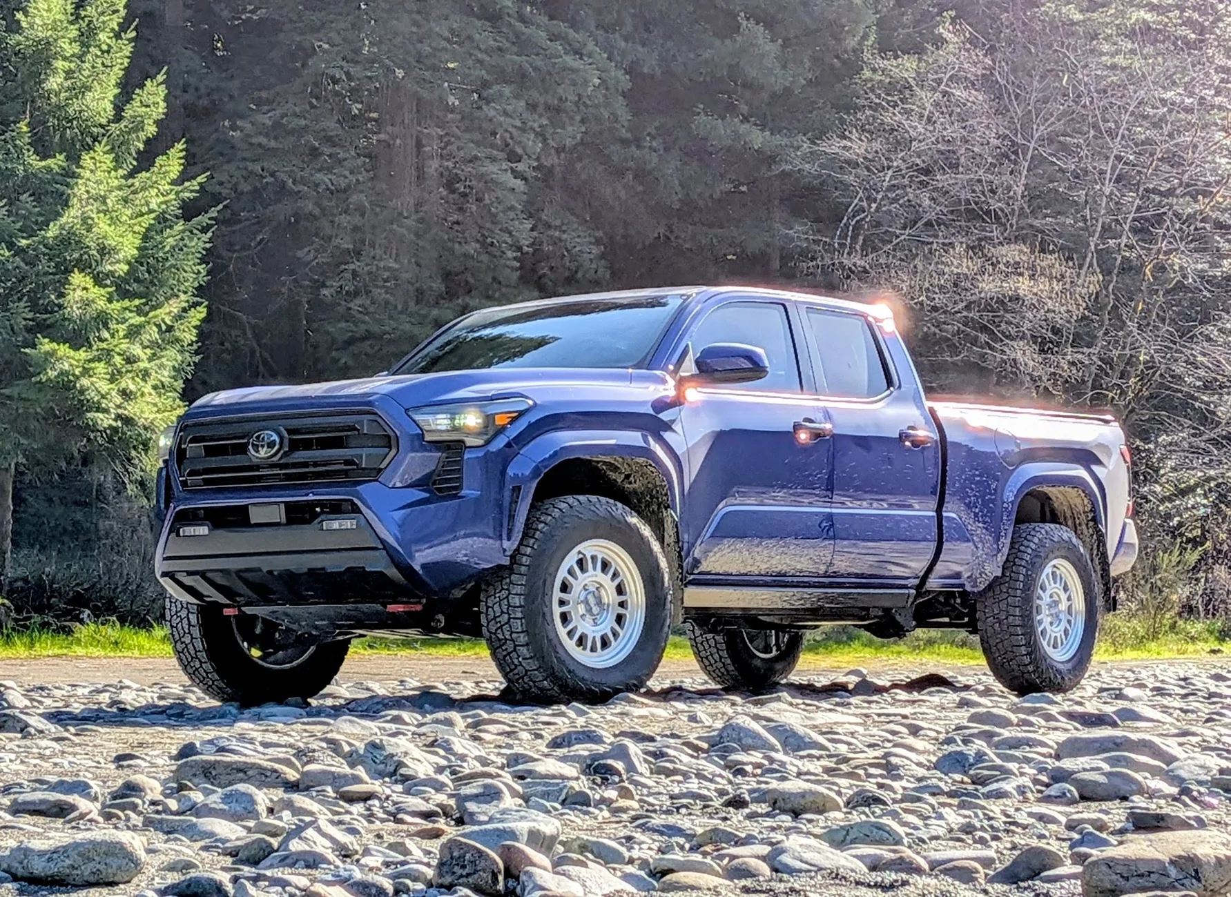2024 Tacoma Blue Crush TRD Sport, TRD Pro wheels 1989