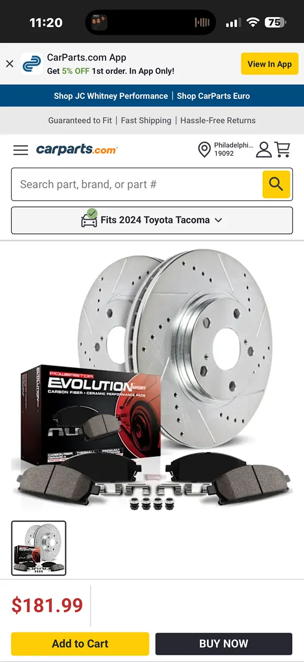 2024 Tacoma Aftermarket brake rotors options? IMG_1377