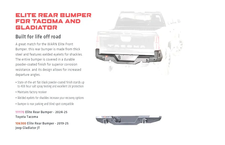 2024 Tacoma WARN Semi-Hidden Winch Mount Kit for 2024+ 4th gen Tacoma released Screenshot 2026-03-29 222555