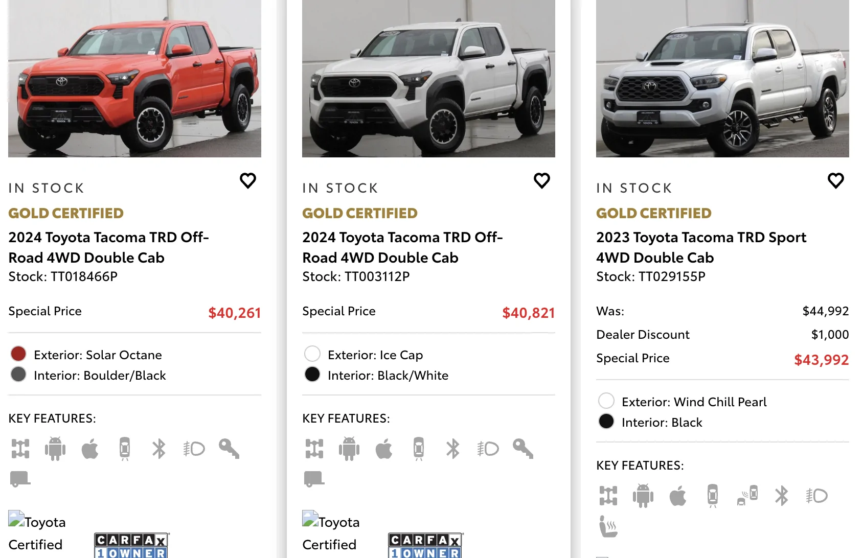 2024 Tacoma What are people actually paying for their Tacoma right now? Screenshot 2026-04-01 at 8.30.23 PM