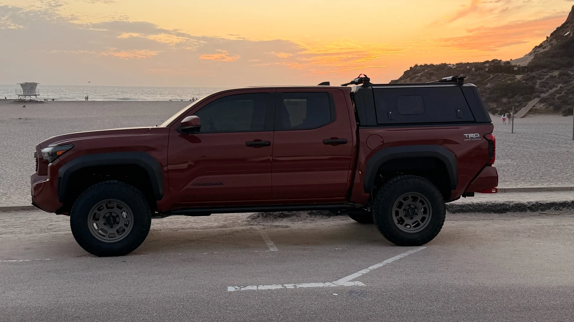 2024 Tacoma Rutsy's Terra Off Road with Pizza Cutters - Toyo Open Country 255/80/17 with Method 705 +35 in Titanium IMG_9120