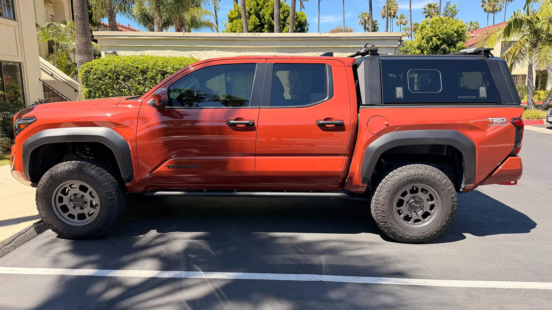 2024 Tacoma Rutsy's Terra Off Road with Pizza Cutters - Toyo Open Country 255/80/17 with Method 705 +35 in Titanium IMG_9134