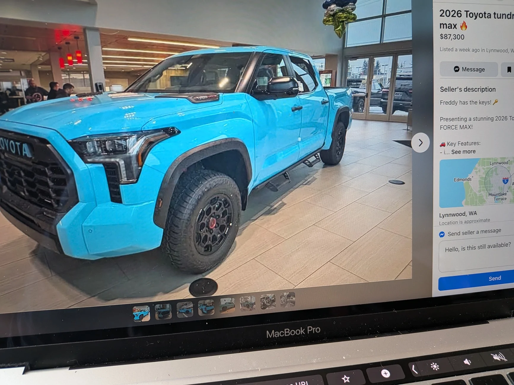2024 Tacoma New wave runner color 2442