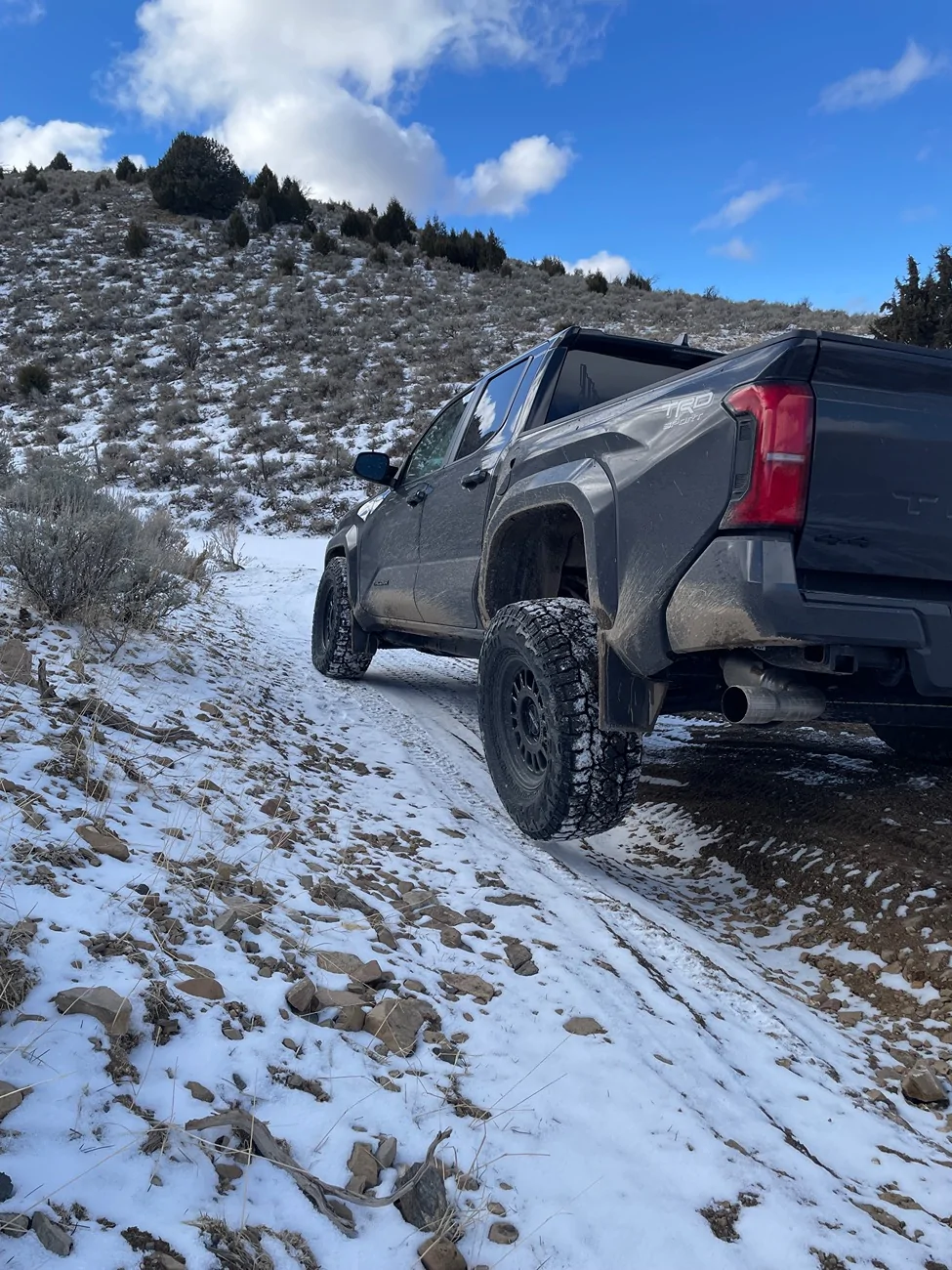 2024 Tacoma 2025 TRD Sport. What’s the largest a/t tire size I can go with zero mods? IMG_6374