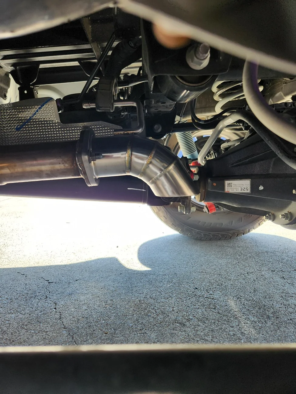 2024 Tacoma Trail exhaust / axle dump sound difference (clip) 20260402_131647