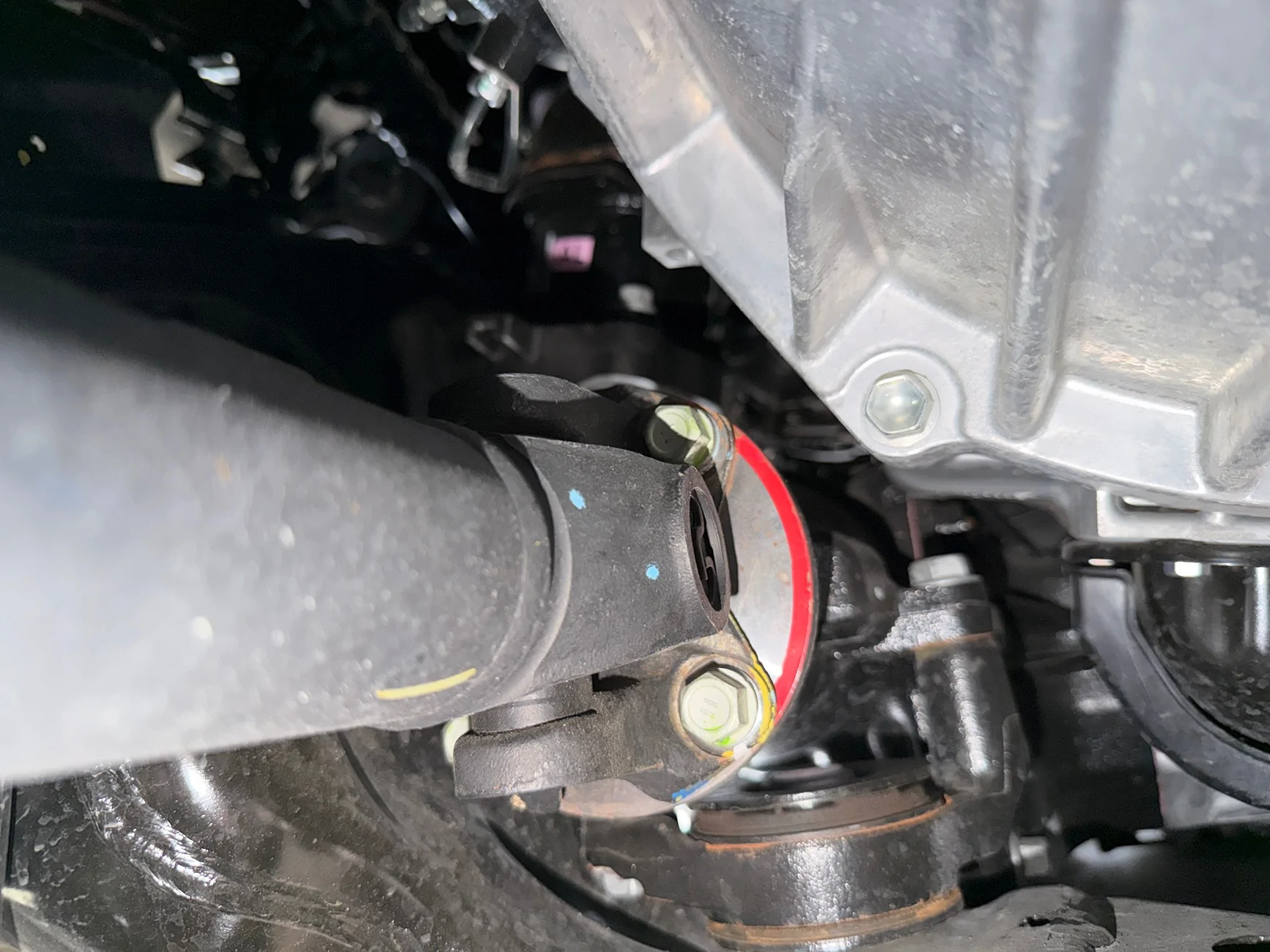 2024 Tacoma Discovered the Front Driveshaft Out of Phase (Intentionally) IMG_3190