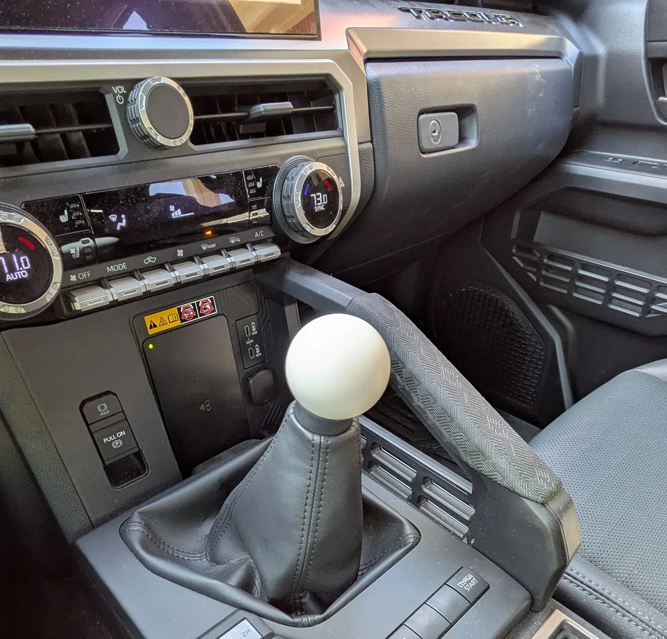 2024 Tacoma Shortened 6MT Shift Lever DIY PXL_20260419_210556482