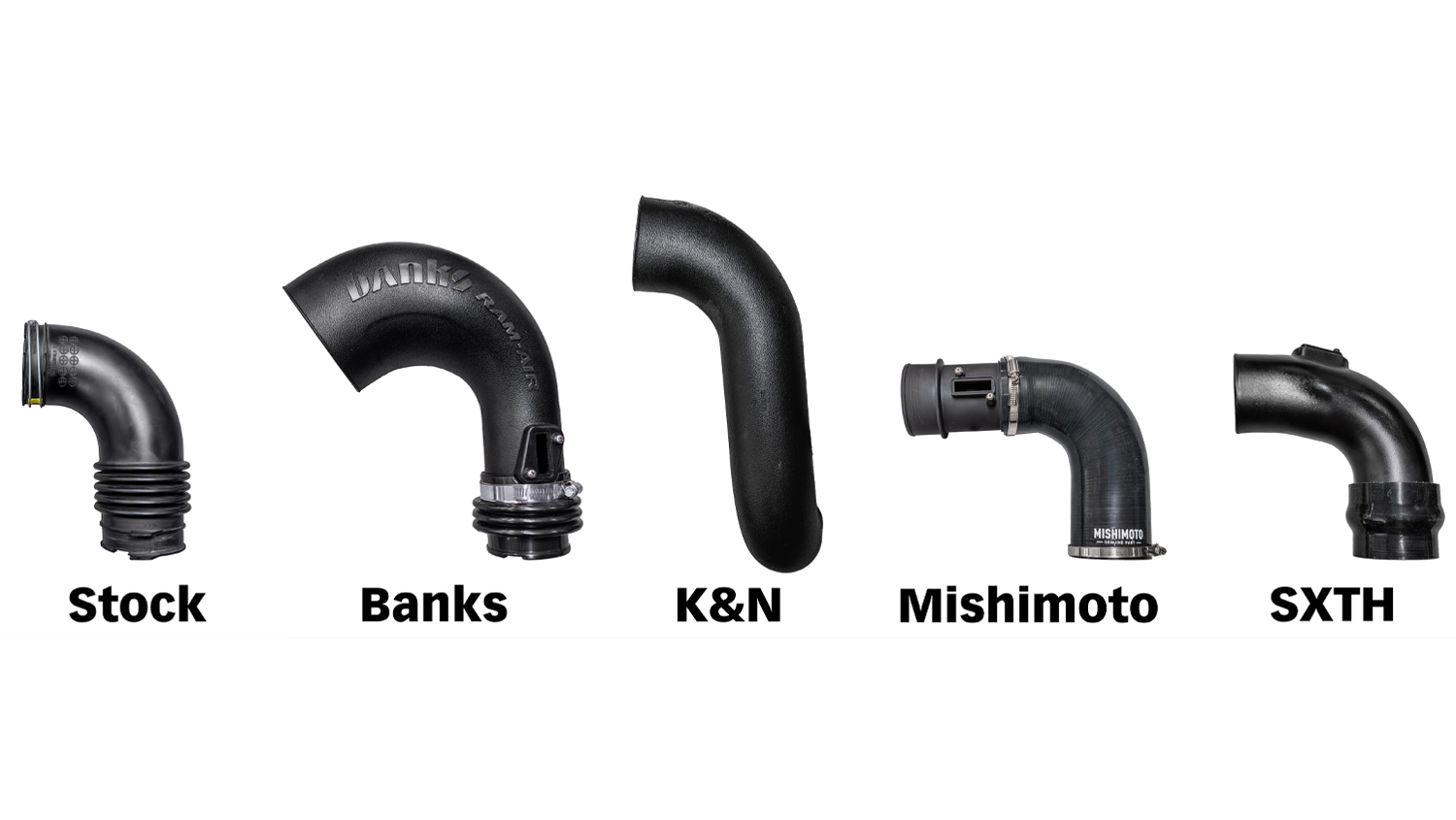 2024 Tacoma 4th Gen 2.4L Intake Shootout tube-comparison