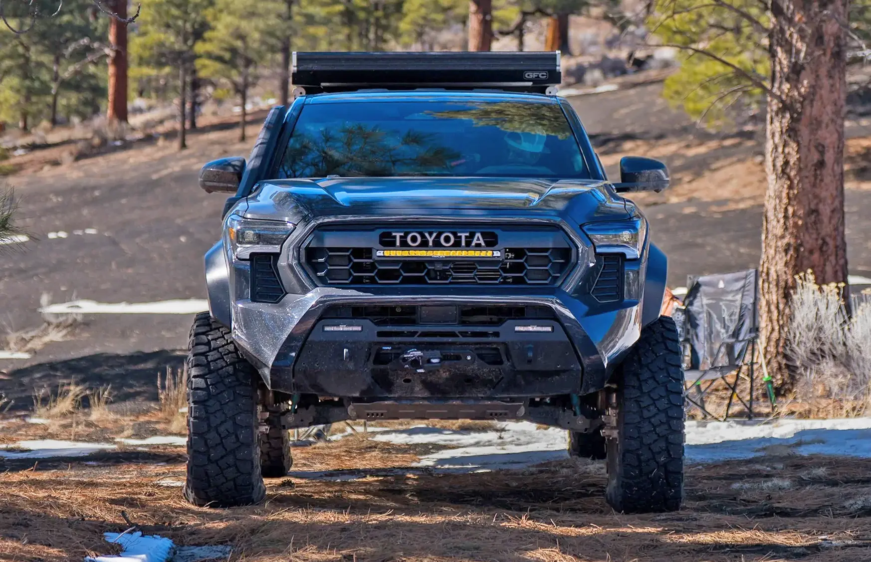 2024 Tacoma Triple-R's Linear-18 Elite+ grille kit on a Trailhunter: install, CAN bus, dual-color 46586-ff5b06845b0d3ff73371e5b65ca8a801