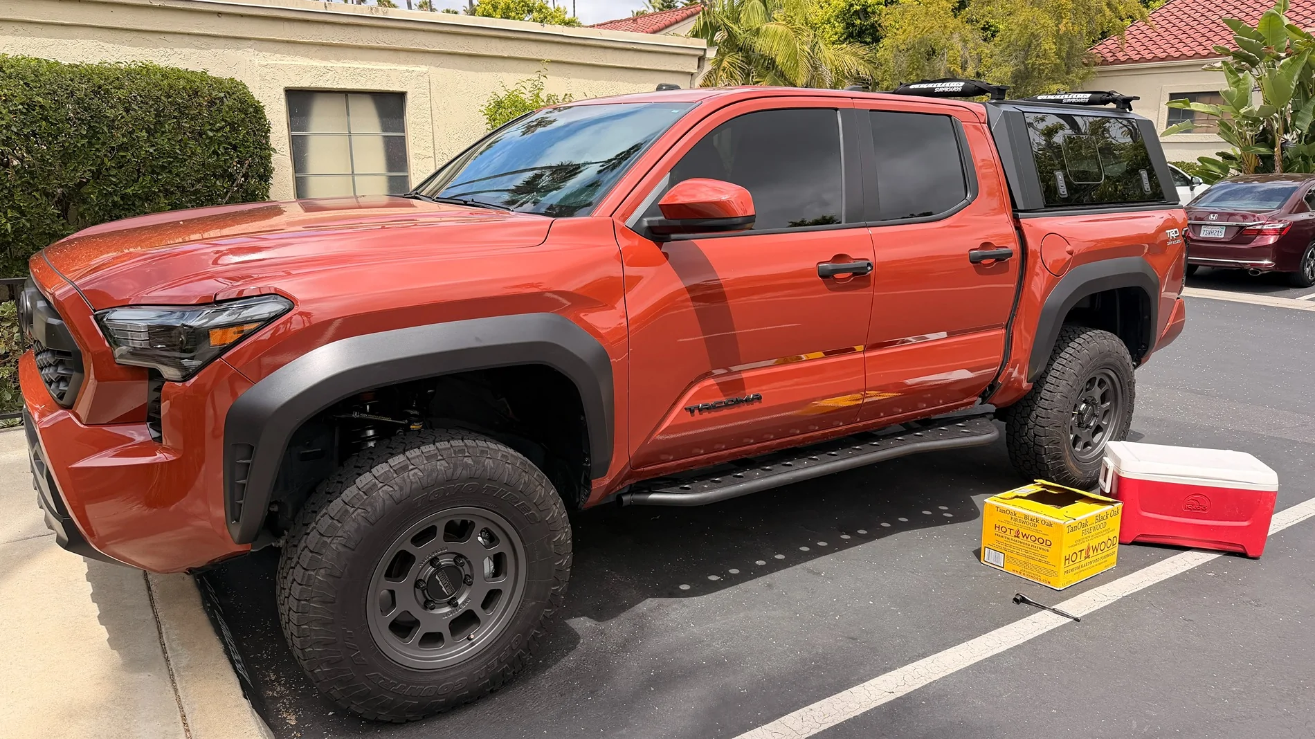 2024 Tacoma Rutsy's Terra Off Road with Pizza Cutters - Toyo Open Country 255/80/17 with Method 705 +35 in Titanium IMG_9607